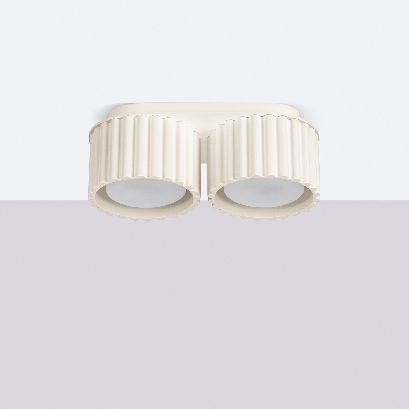 Plafon AURA 2 beżowy GX53 SL.1793 - Sollux Lighting - obrazek 3