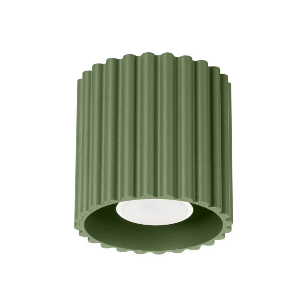Plafon AURA 1 zielony oliwkowy GU10 SL.1794 - Sollux Lighting