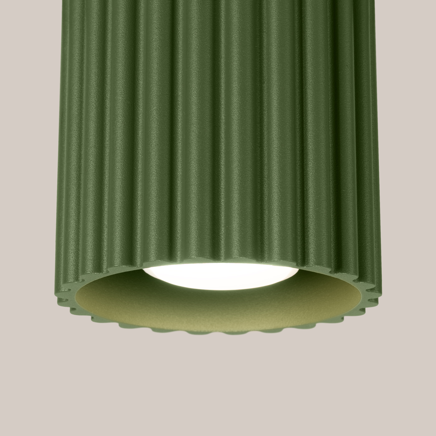 Plafon AURA 1 zielony oliwkowy GU10 SL.1794 - Sollux Lighting - obrazek 5