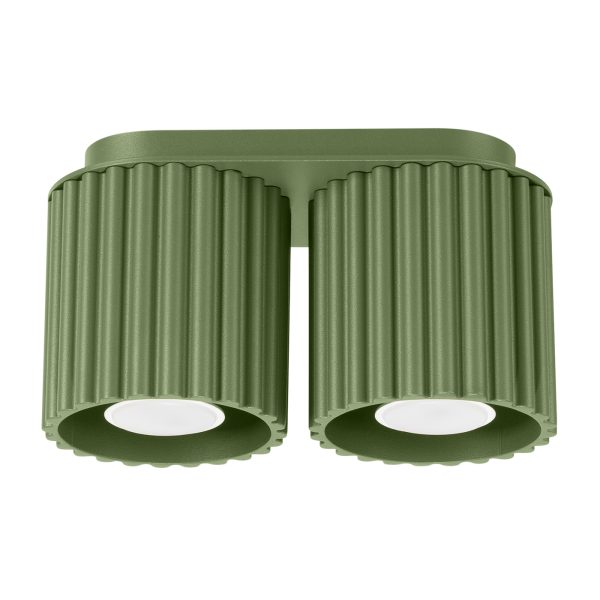 Plafon AURA 2 zielony oliwkowy GU10 SL.1795 - Sollux Lighting