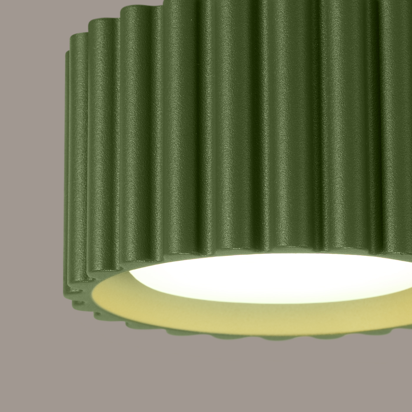 Plafon AURA 1 zielony oliwkowy GX53 SL.1797 - Sollux Lighting - obrazek 5