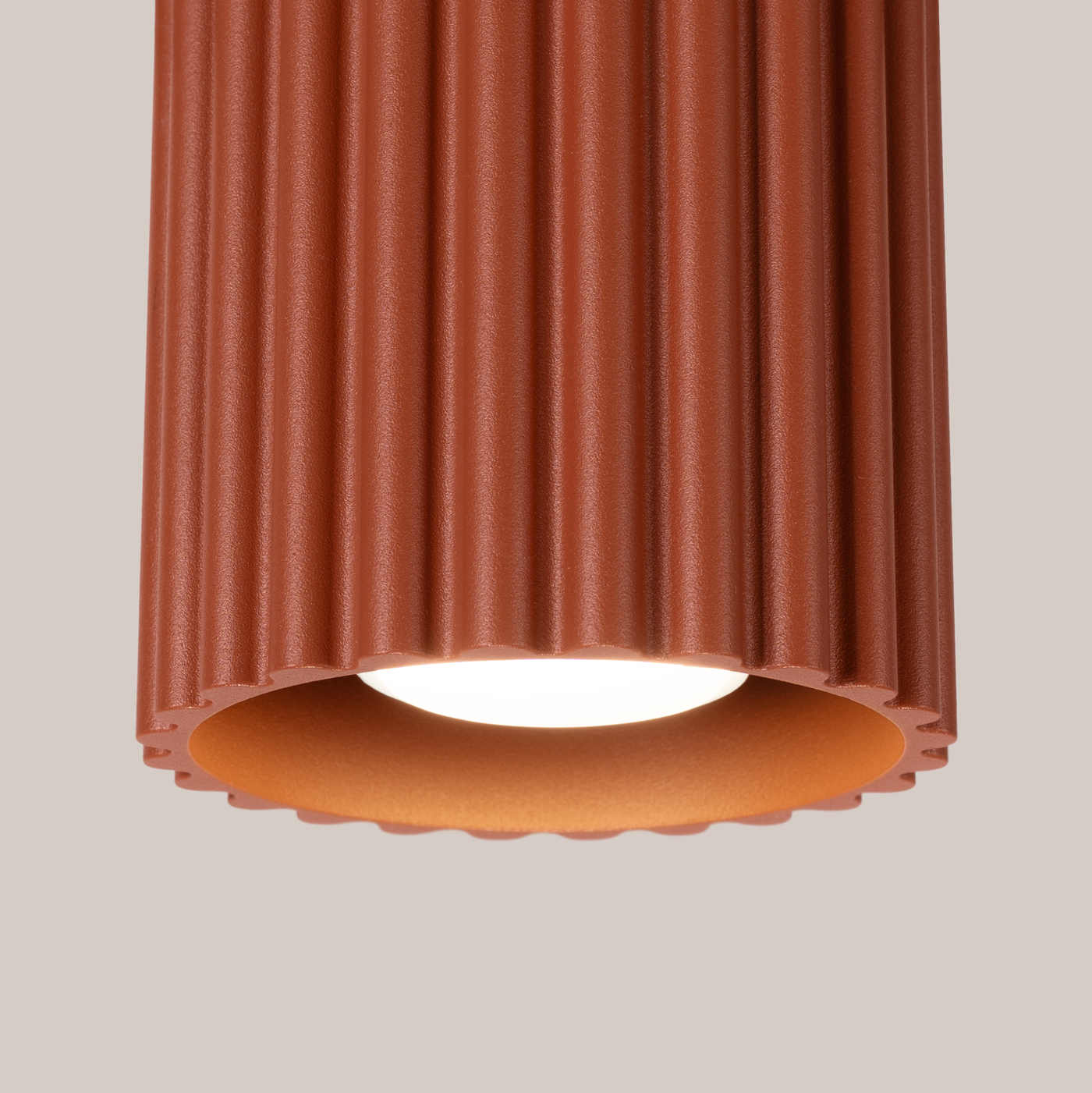 Plafon AURA 1 ochra czerwona GU10 SL.1799 - Sollux Lighting - obrazek 5