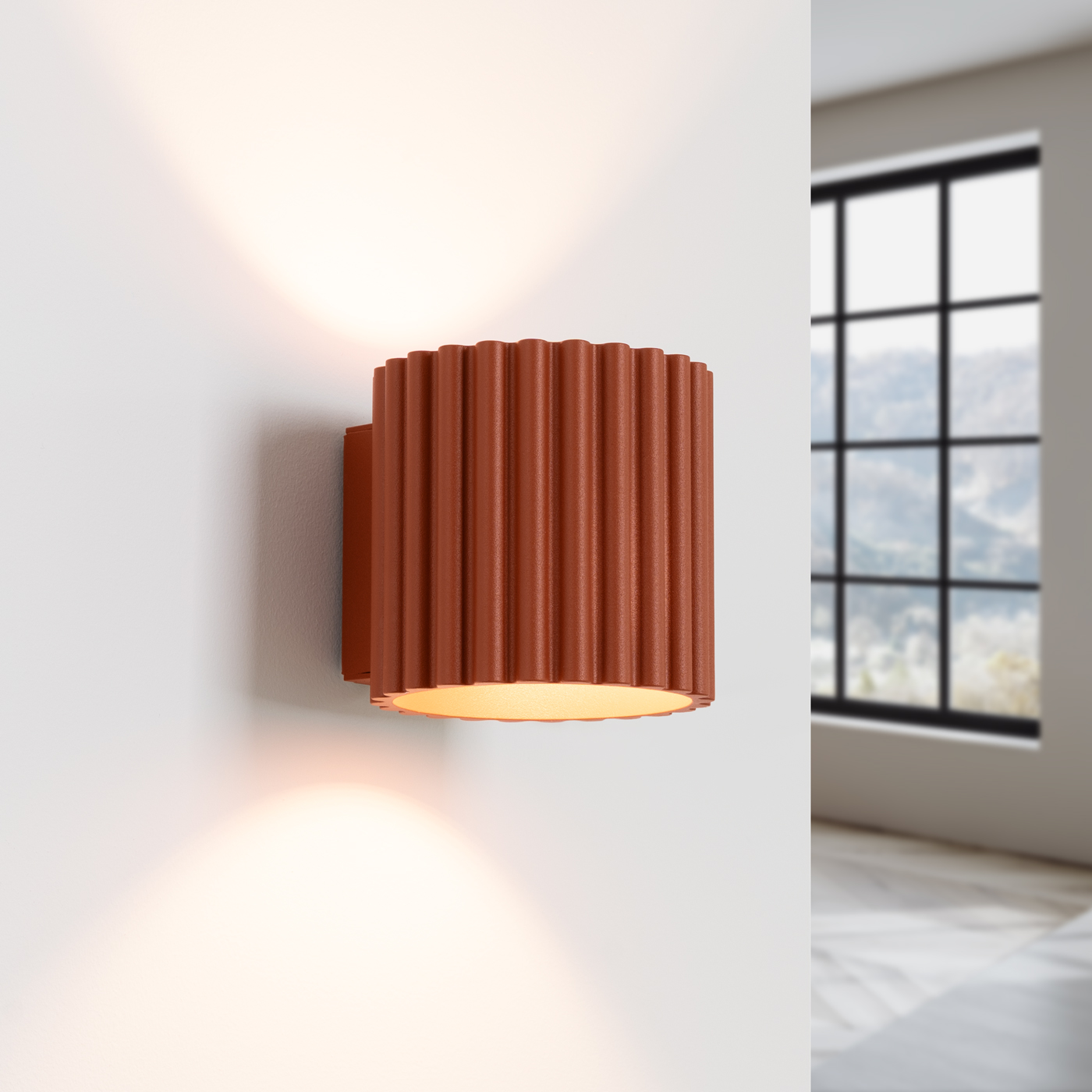 Kinkiet AURA ochra czerwona G9 SL.1801 - Sollux Lighting - obrazek 4