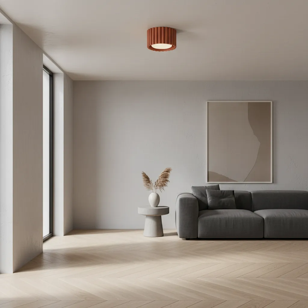 Plafon AURA 1 ochra czerwona GX53 SL.1802 - Sollux Lighting - obrazek 2