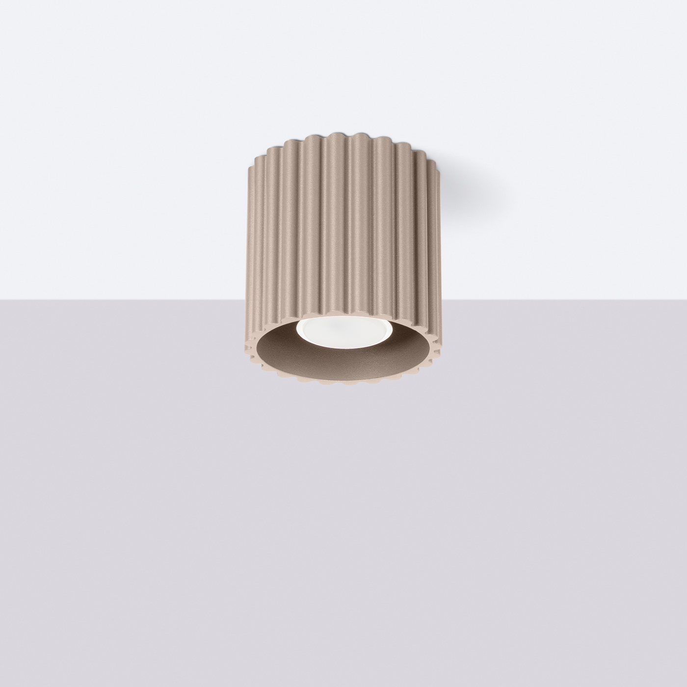 Plafon AURA 1 taupe GU10 SL.1814 - Sollux Lighting - obrazek 3