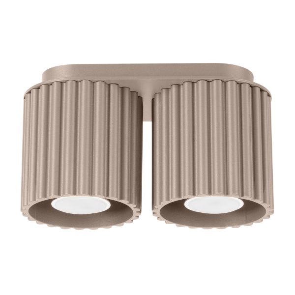 Plafon AURA 2 taupe GU10 SL.1815 - Sollux Lighting