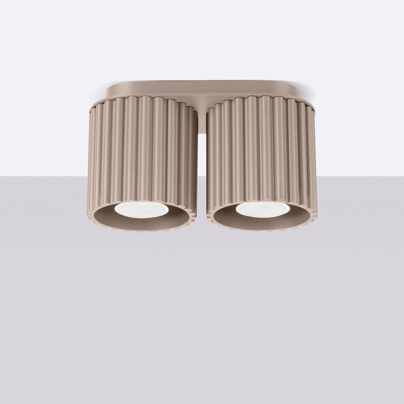 Plafon AURA 2 taupe GU10 SL.1815 - Sollux Lighting - obrazek 3