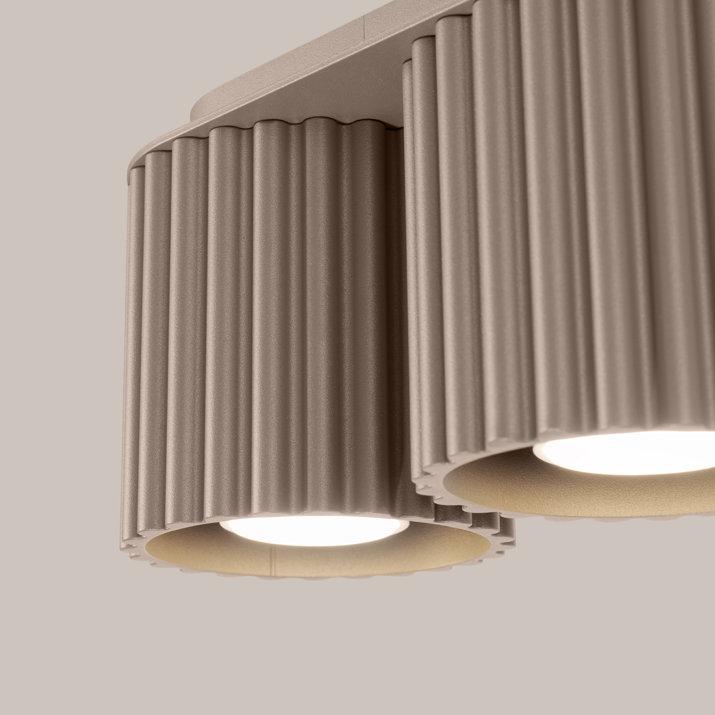 Plafon AURA 2 taupe GU10 SL.1815 - Sollux Lighting - obrazek 5
