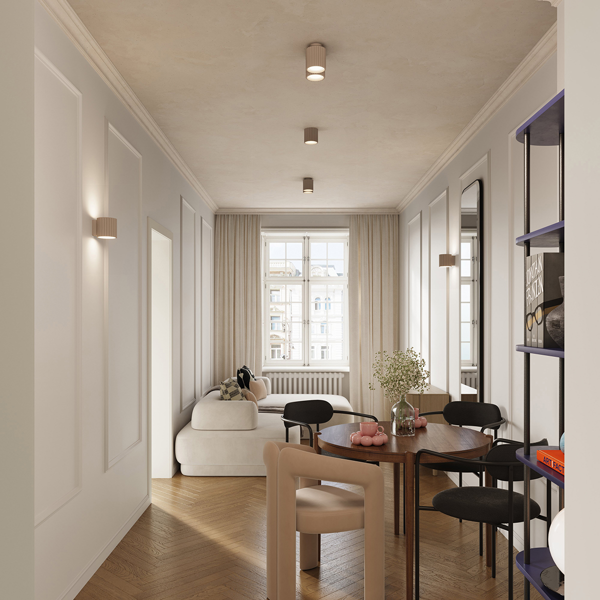 Plafon AURA 2 taupe GU10 SL.1815 - Sollux Lighting - obrazek 10