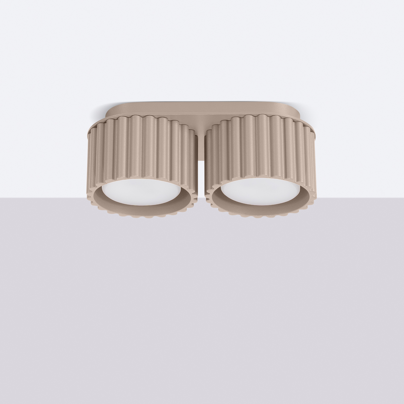 Plafon AURA 2 taupe GX53 SL.1818 - Sollux Lighting - obrazek 3