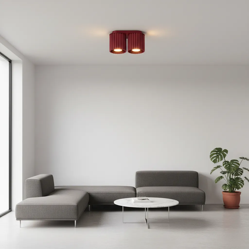 Plafon AURA 2 burgund GU10 SL.1820 - Sollux Lighting - obrazek 2