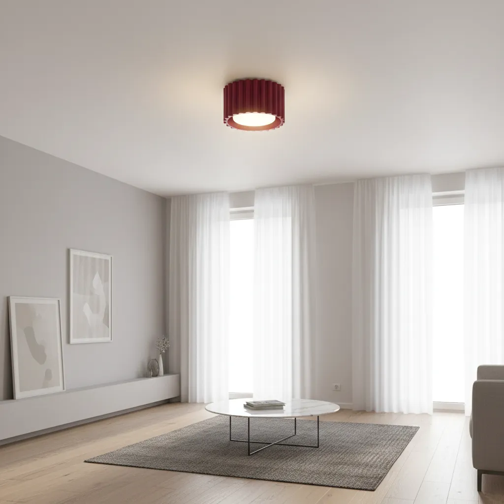 Plafon AURA 1 burgund GX53 SL.1822 - Sollux Lighting - obrazek 2