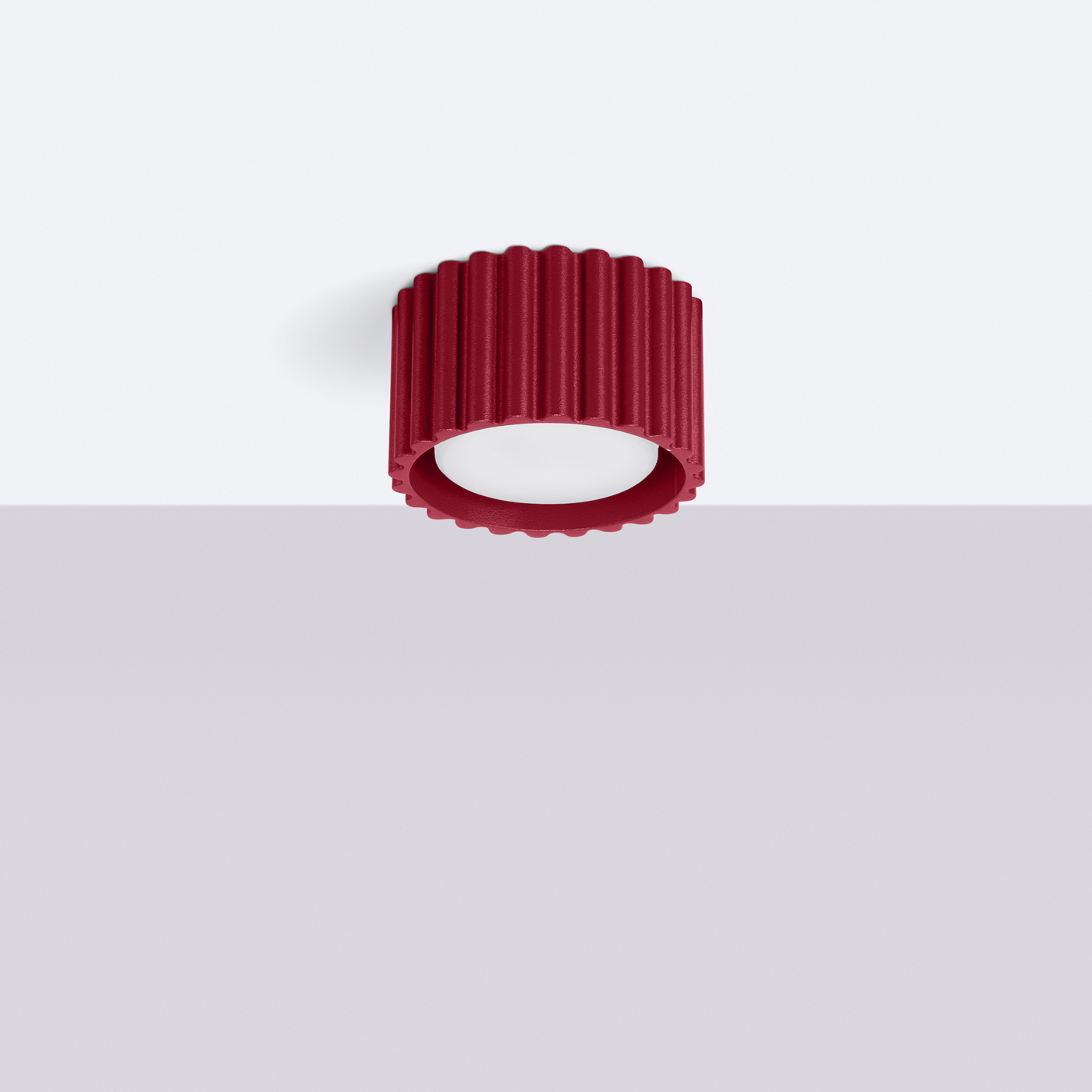 Plafon AURA 1 burgund GX53 SL.1822 - Sollux Lighting - obrazek 3