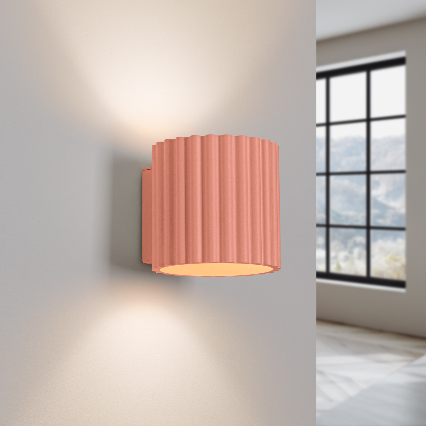 Kinkiet AURA brzoskwiniowy G9 SL.1826 - Sollux Lighting - obrazek 4