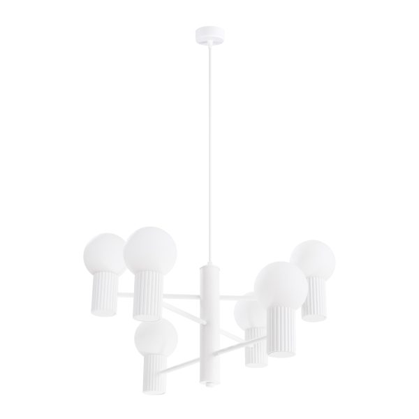Żyrandol HALO 6 biały SL.1829 - Sollux Lighting