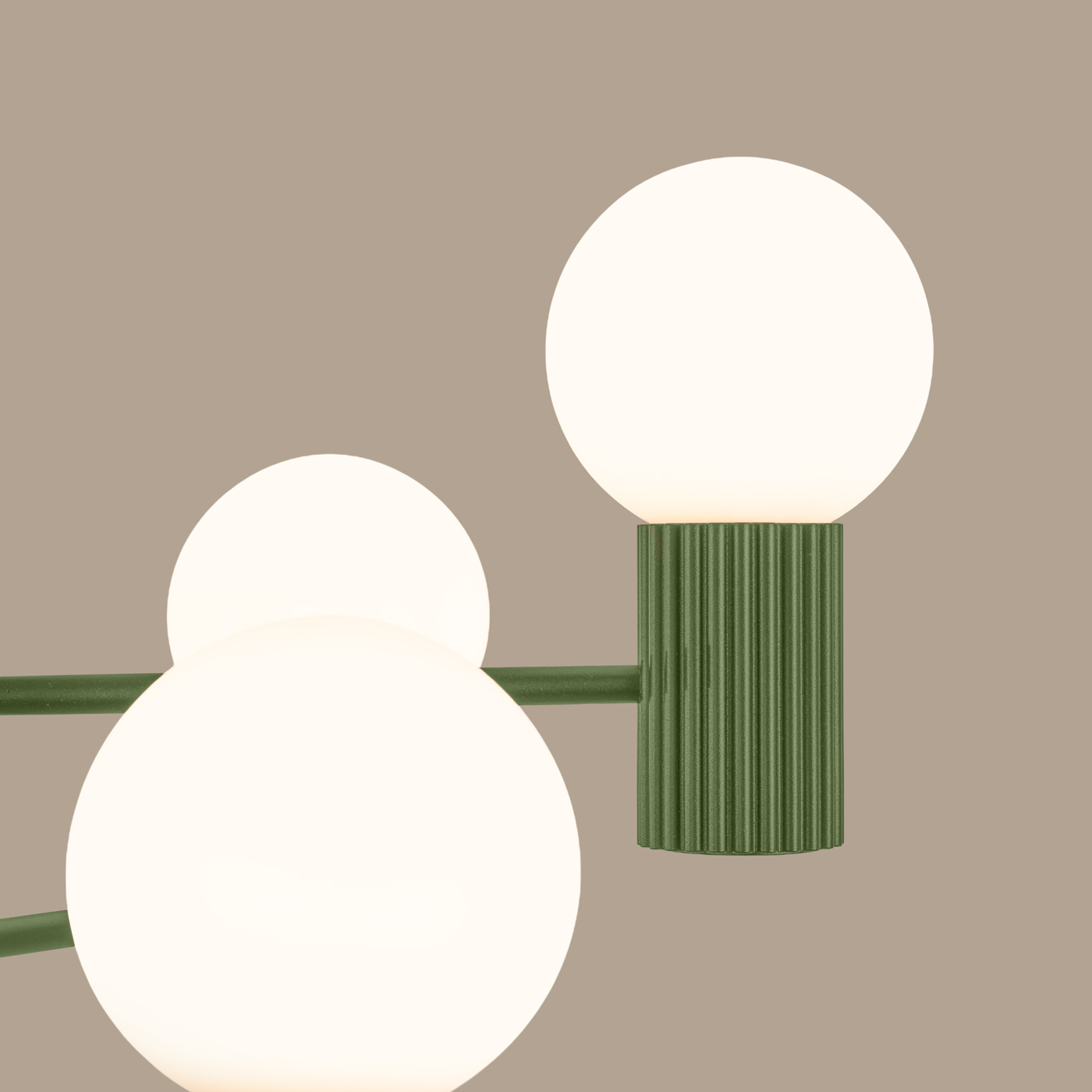 Żyrandol HALO 6 zielony oliwkowy SL.1832 - Sollux Lighting - obrazek 5