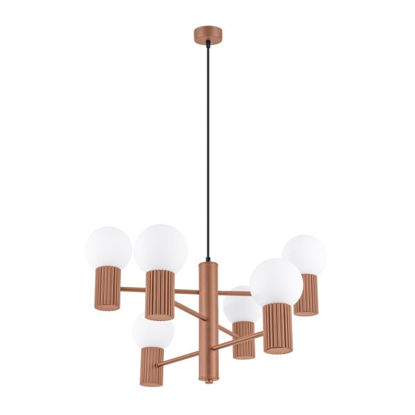 Żyrandol HALO 6 mocca SL.1834 - Sollux Lighting