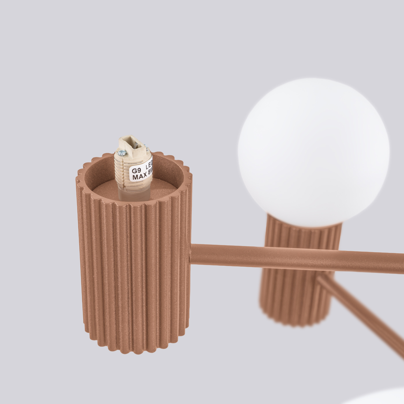 Żyrandol HALO 6 mocca SL.1834 - Sollux Lighting - obrazek 9