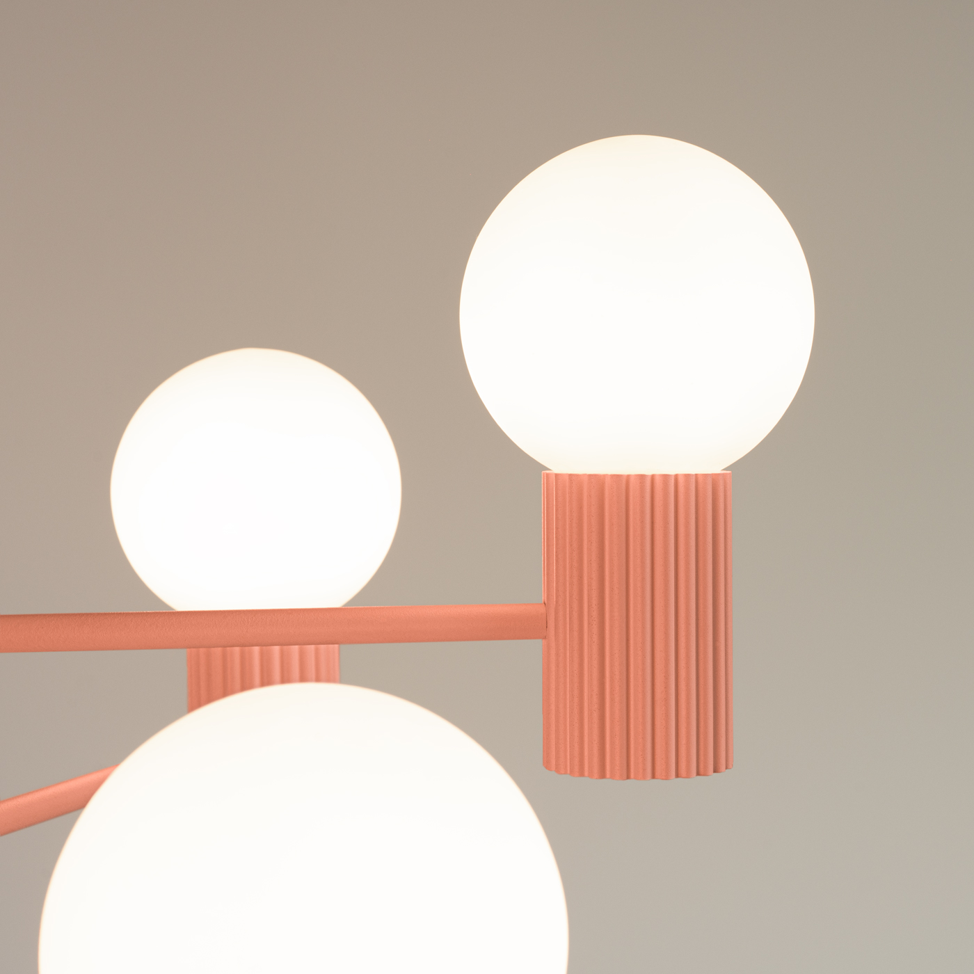 Żyrandol HALO 6 brzoskwiniowy SL.1838 - Sollux Lighting - obrazek 5