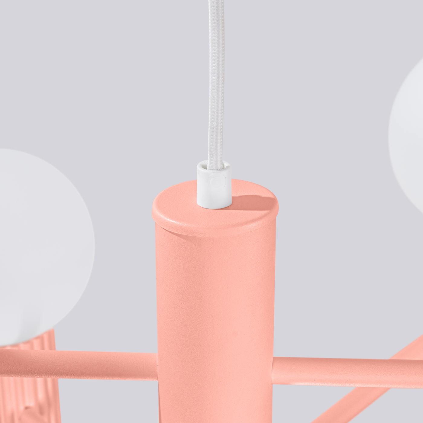 Żyrandol HALO 6 brzoskwiniowy SL.1838 - Sollux Lighting - obrazek 7