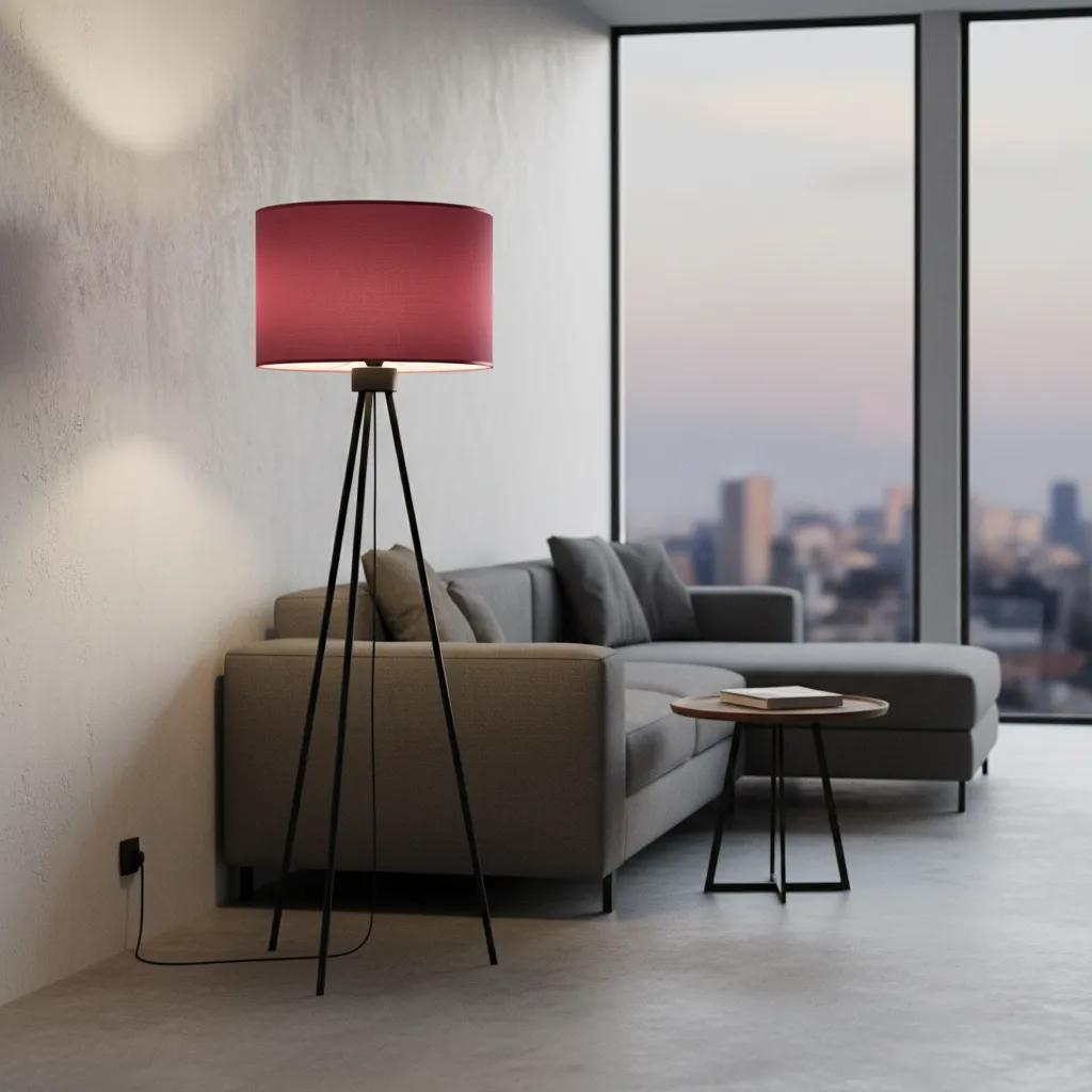 Lampa podłogowa NEVIA burgund SL.1856 - Sollux Lighting - obrazek 2
