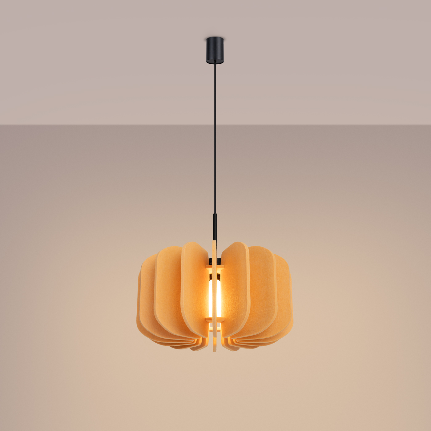 Lampa wisząca MULA 45 żółta SL.1861 - Sollux Lighting - obrazek 5