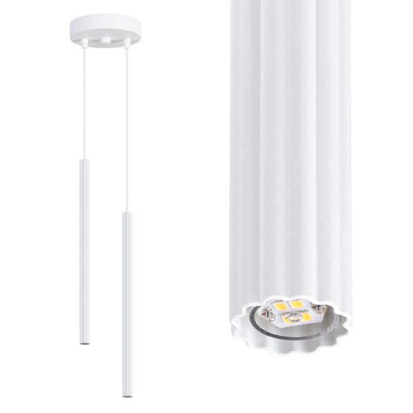 Lampa wisząca ARCHE 2P biała SL.1866 - Sollux Lighting