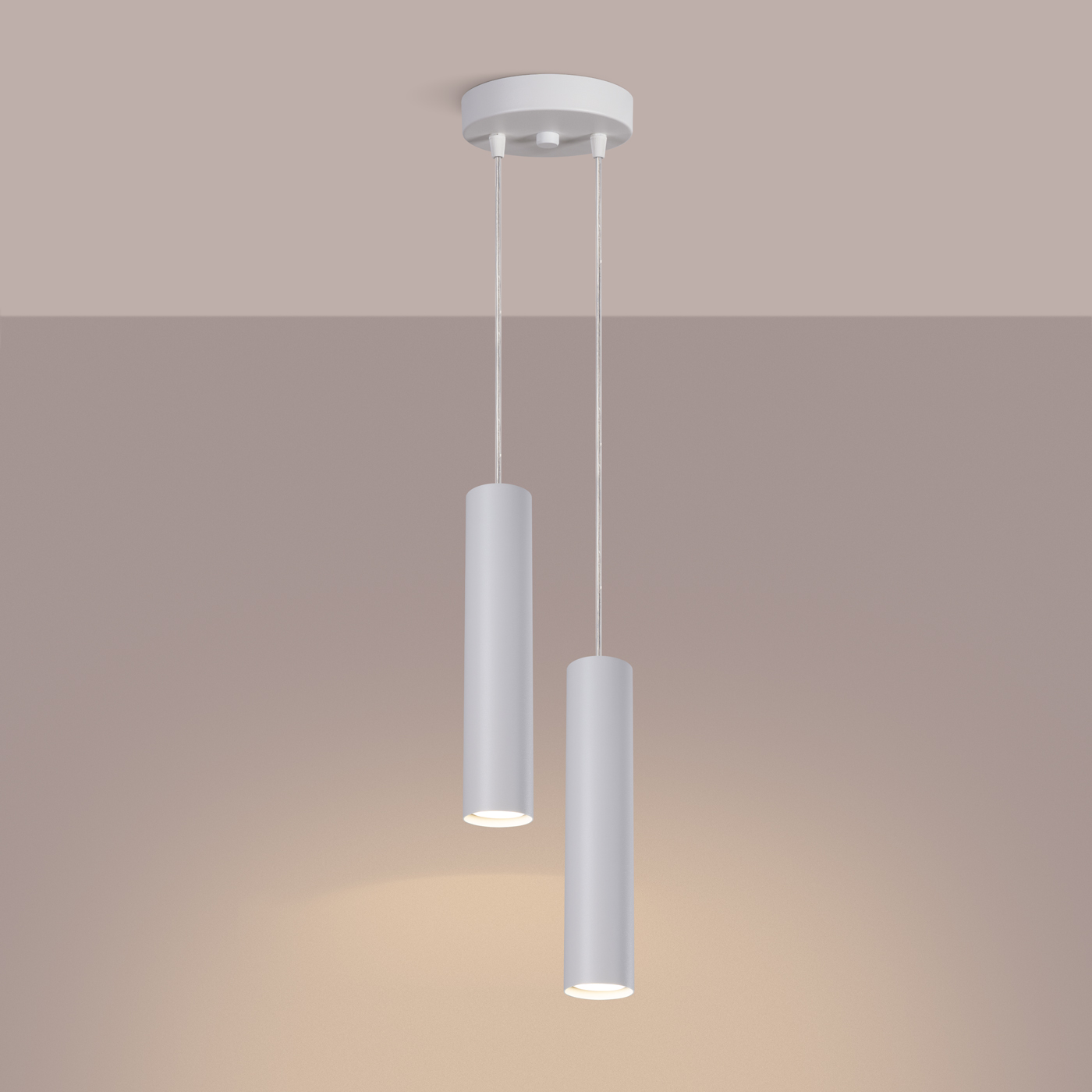 Lampa wisząca LAGOS 2P biała SL.1868 - Sollux Lighting - obrazek 5