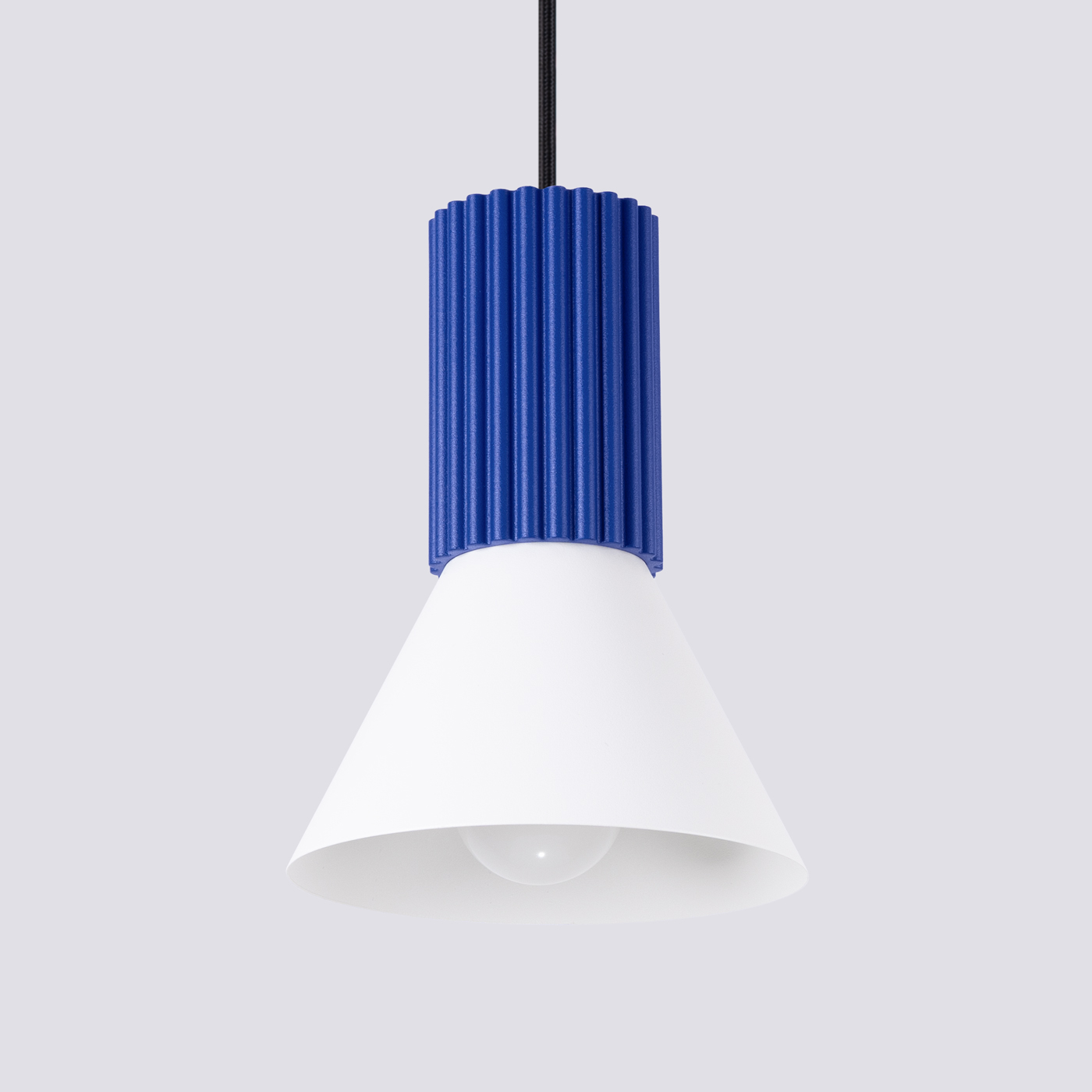 Lampa wisząca ESTRIA 1 biała/ultramaryna SL.1874 - Sollux Lighting - obrazek 7