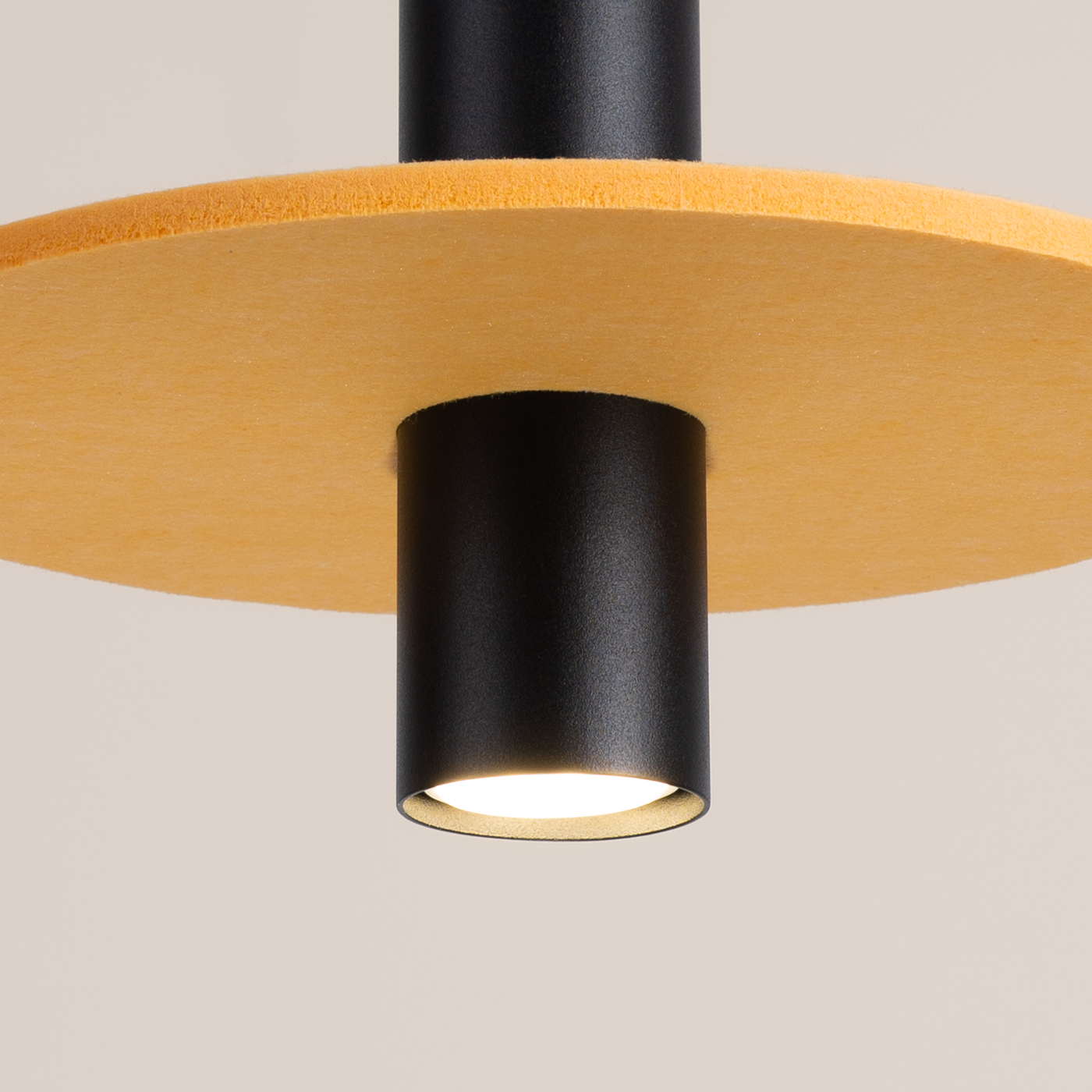 Lampa wisząca PELTA 1 czarna/żółta SL.1883 - Sollux Lighting - obrazek 7