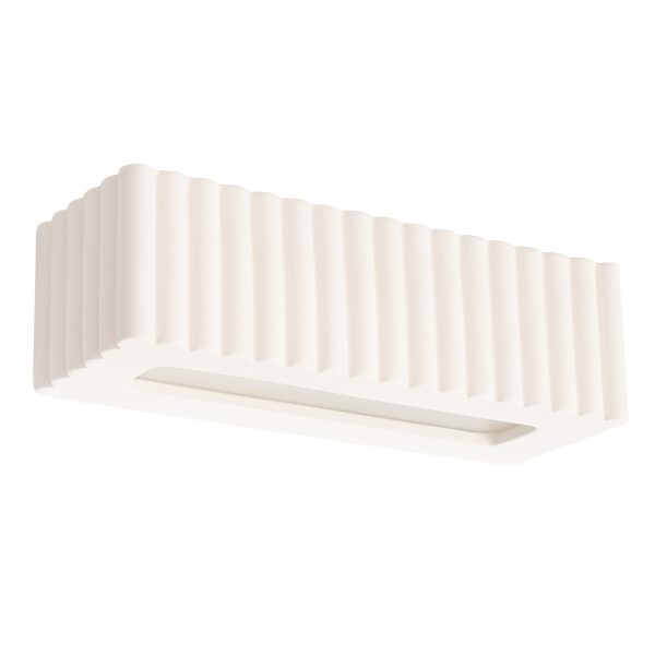 Kinkiet ceramiczny RIGATA biały SL.1885 - Sollux Lighting