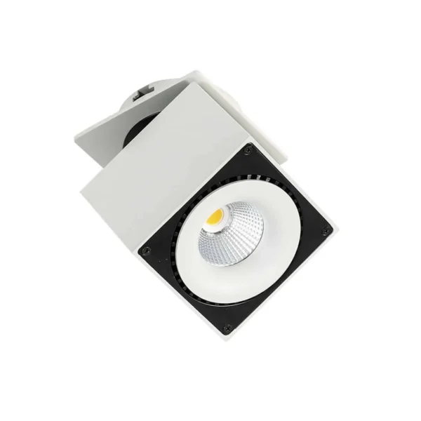 Oprawa do wbudowania SEVILLA SQUARE RECESSED SL7562/28W 3000K WH+BL - Italux