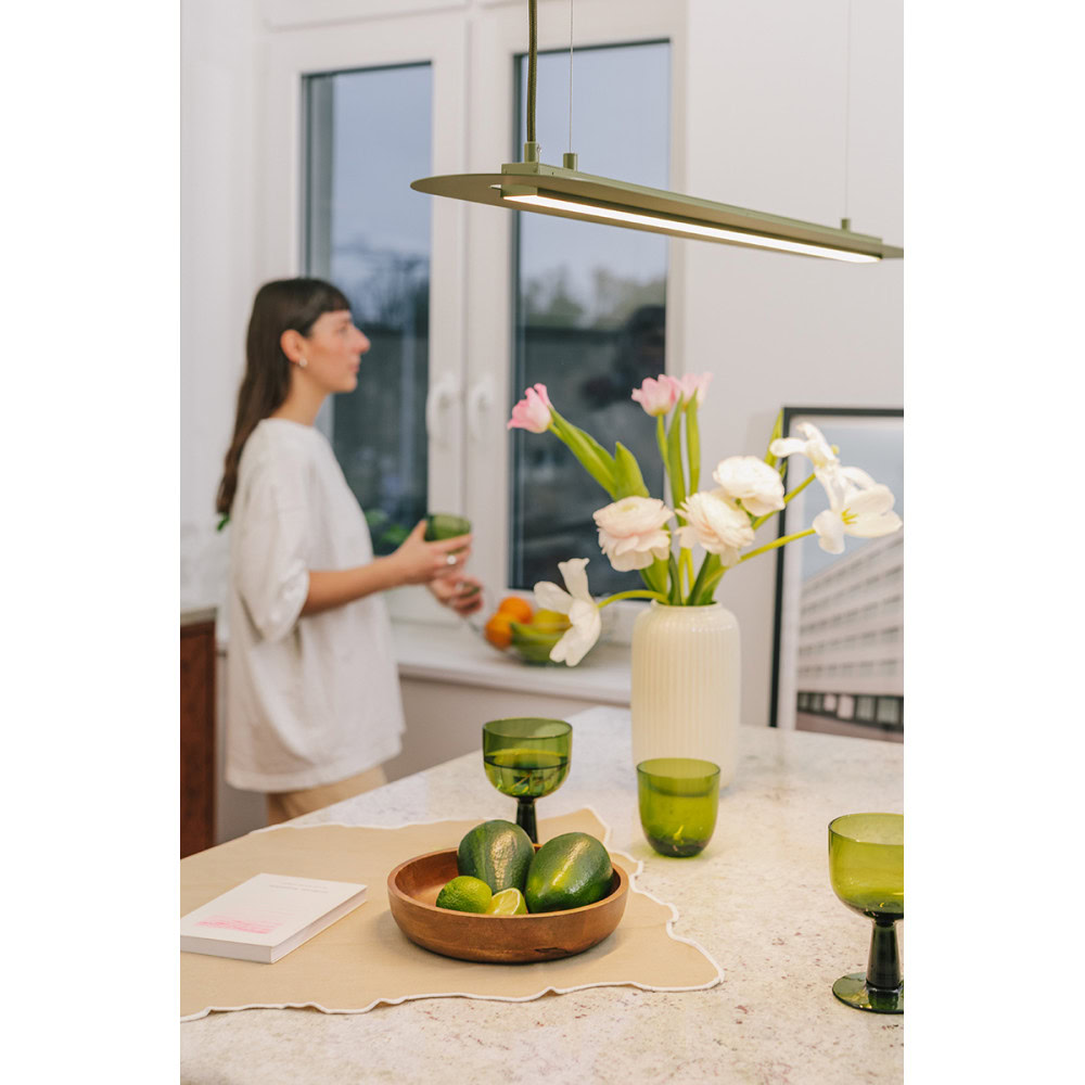 Lampa wisząca minimalistyczna SENKEI biała SNA611P2 - Ummo Lighting - obrazek 2