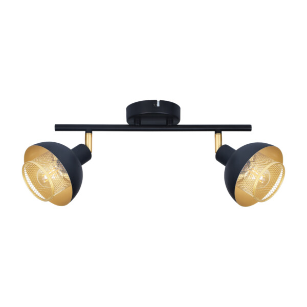 Lampa sufitowa Savio SPL-27357-2-BK-GD - Italux