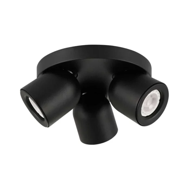 Lampa sufitowa Nuora SPL-2855-3C-BL czarna – Italux