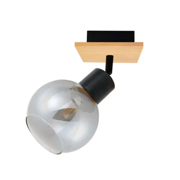 Lampa sufitowa Barel SPL-67535-1-BK-WO - Italux