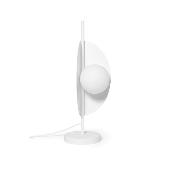 Lampa stołowa minimalistyczna SALLO biała SST111P1 - Ummo Lighting