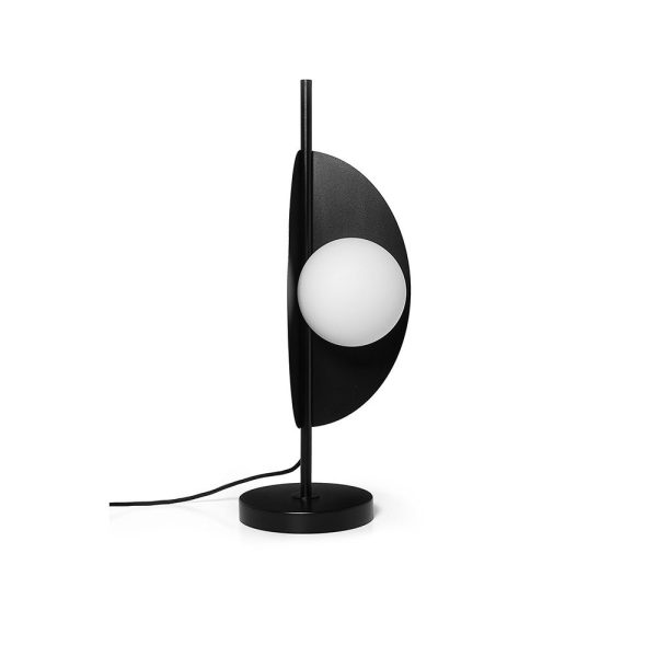Lampa stołowa minimalistyczna SALLO czarna SST122P1 - Ummo Lighting