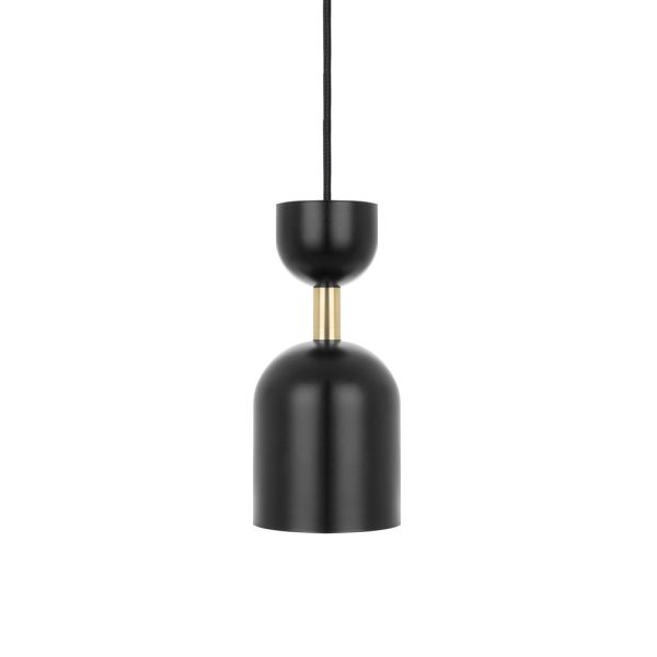 Lampa wisząca nad wyspę SUPURU czarna z dodatkiem złota SUA132P0 - Ummo Lighting