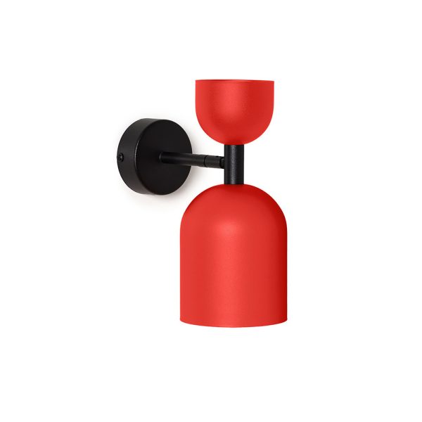 Kinkiet nowoczesny SUPURU czerwono-czarny SUK11220 - Ummo Lighting