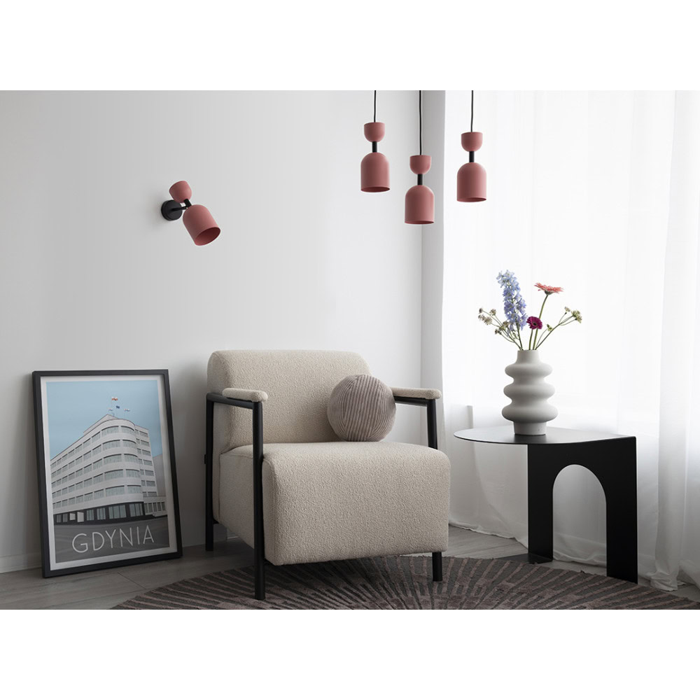 Kinkiet designerski SUPURU czarna SUK14020 - Ummo Lighting - obrazek 2