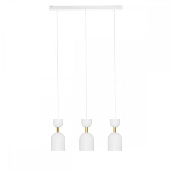Lampa wisząca minimalistyczna SUPURU biało-złota SUL331P0 - Ummo Lighting