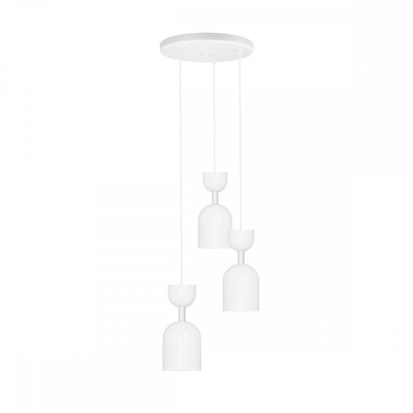 Lampa wisząca minimalistyczna SUPURU biała SUP311P3 - Ummo Lighting