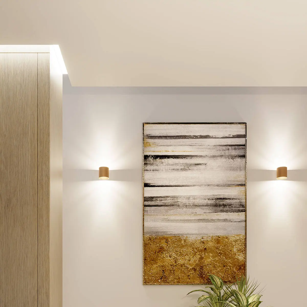 Kinkiet ORBIS 1 złoty SL.1181 - Sollux Lighting - obrazek 9