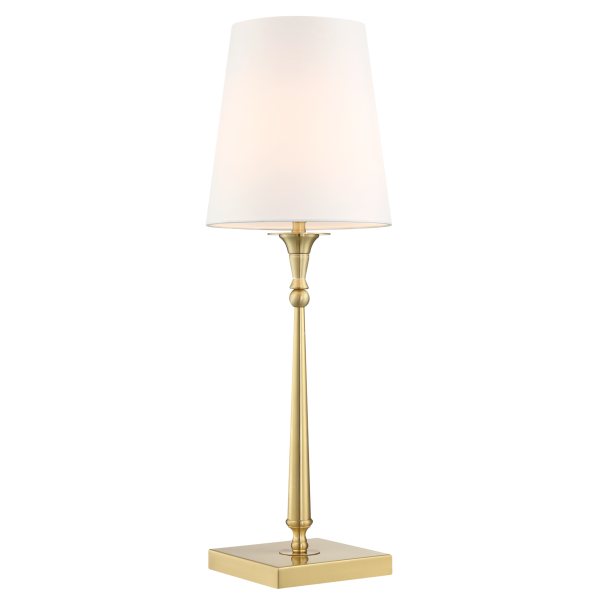 Lampa stołowa złota AUSTIN T01234BR-WH - Cosmo Light