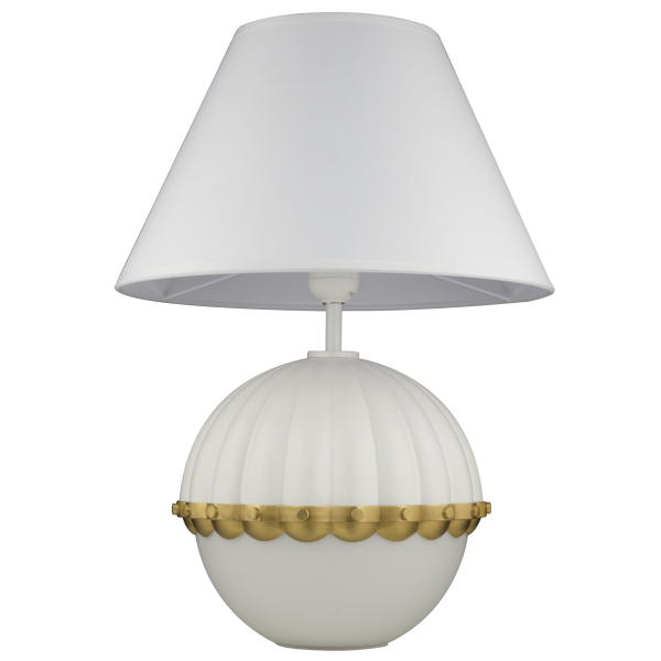 Lampa stołowa biała PRALINES T01268WH - Cosmo Light