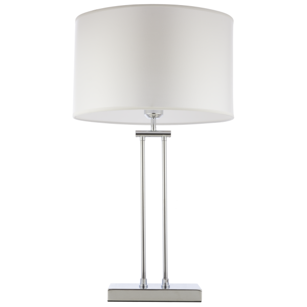 Lampa stołowa nowoczesna biała E27 ATHENS - T01444CH-WH - Cosmo Light