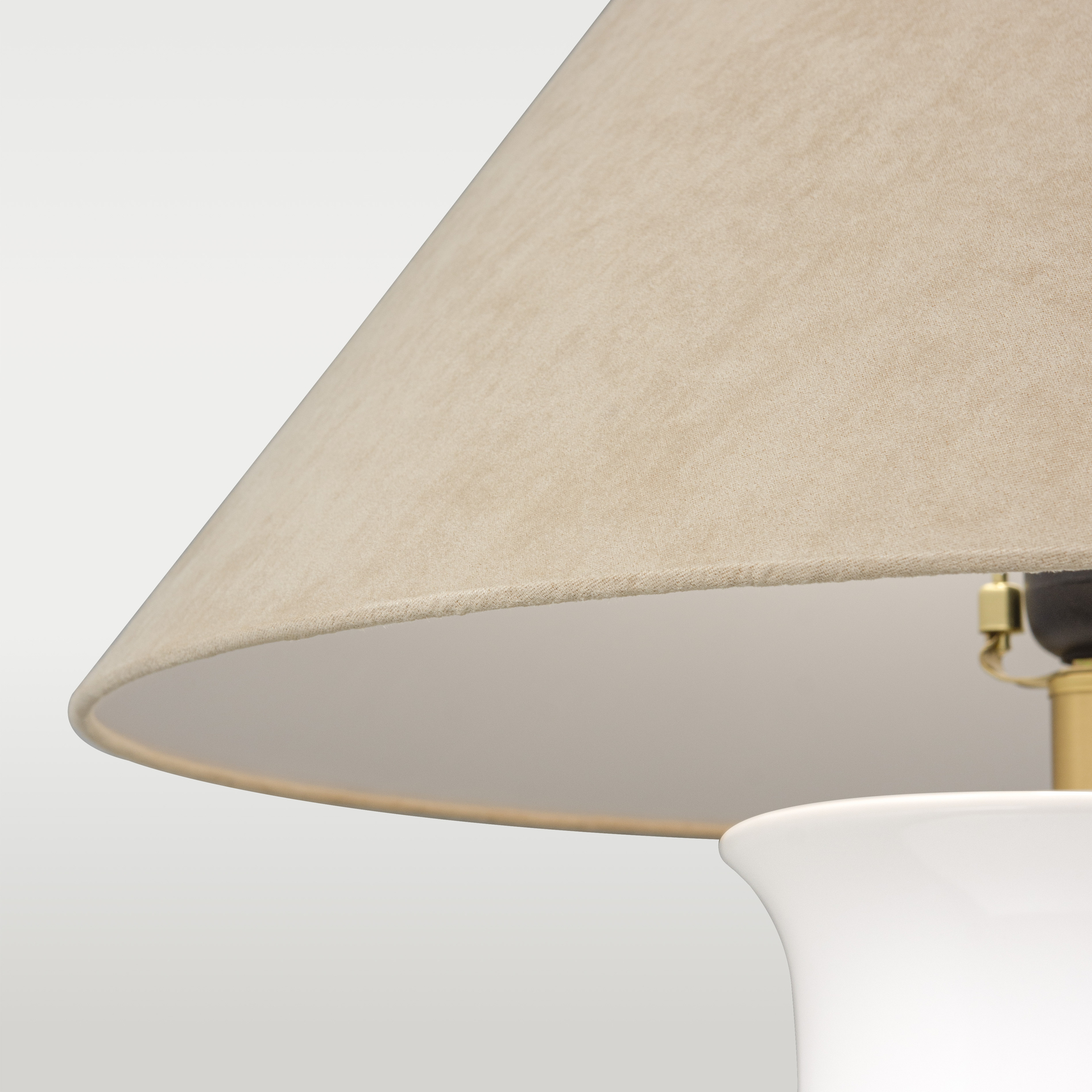 Lampa stołowa MONROE T01869BR-WH - Cosmo Light - obrazek 3