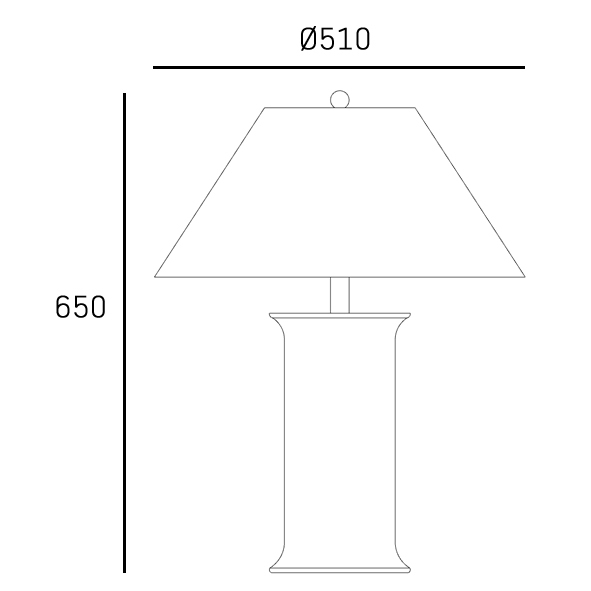Lampa stołowa MONROE T01869BR-WH - Cosmo Light - obrazek 5