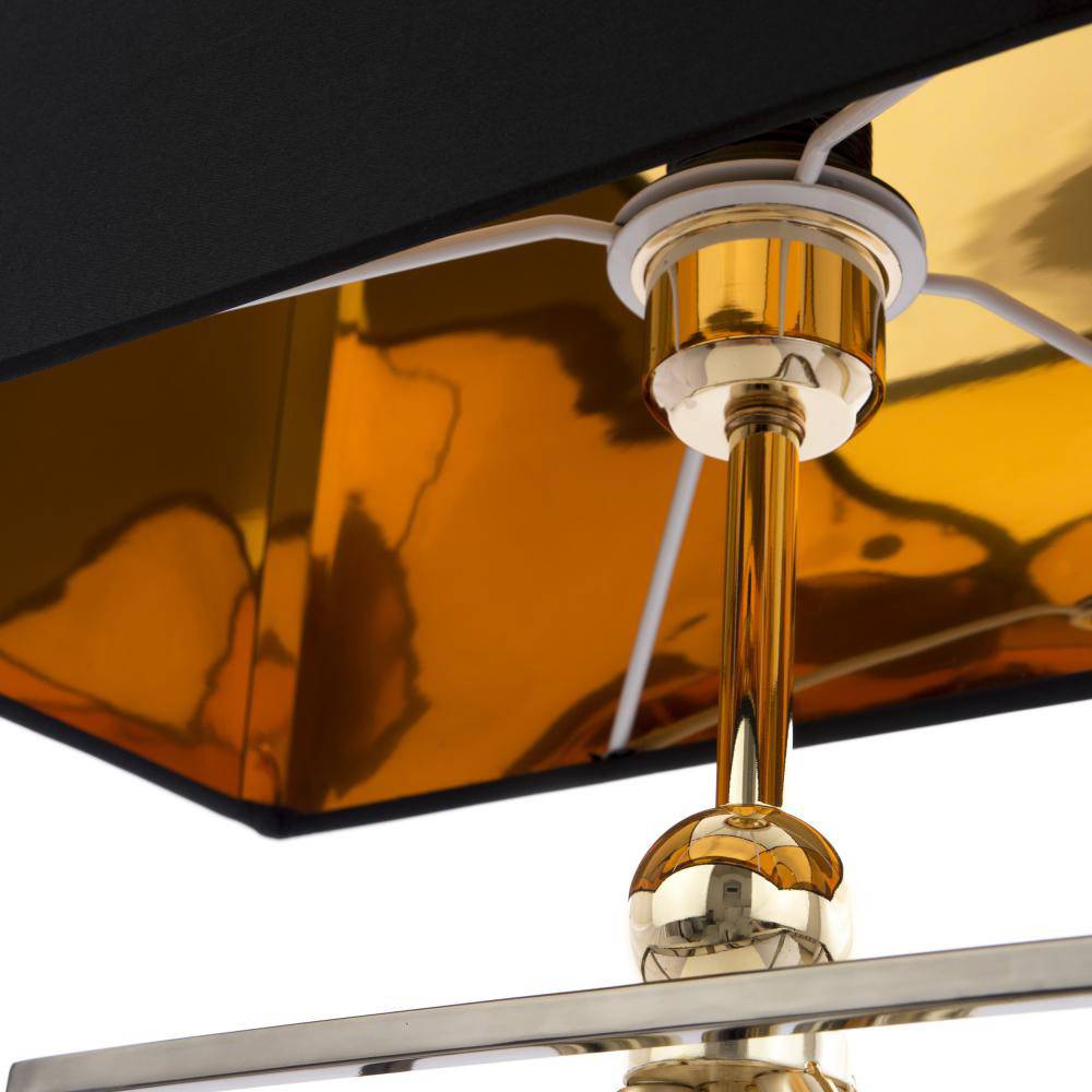 Lampa stołowa designerska czarna QUITO T01939BK AU – Cosmo Light - obrazek 4